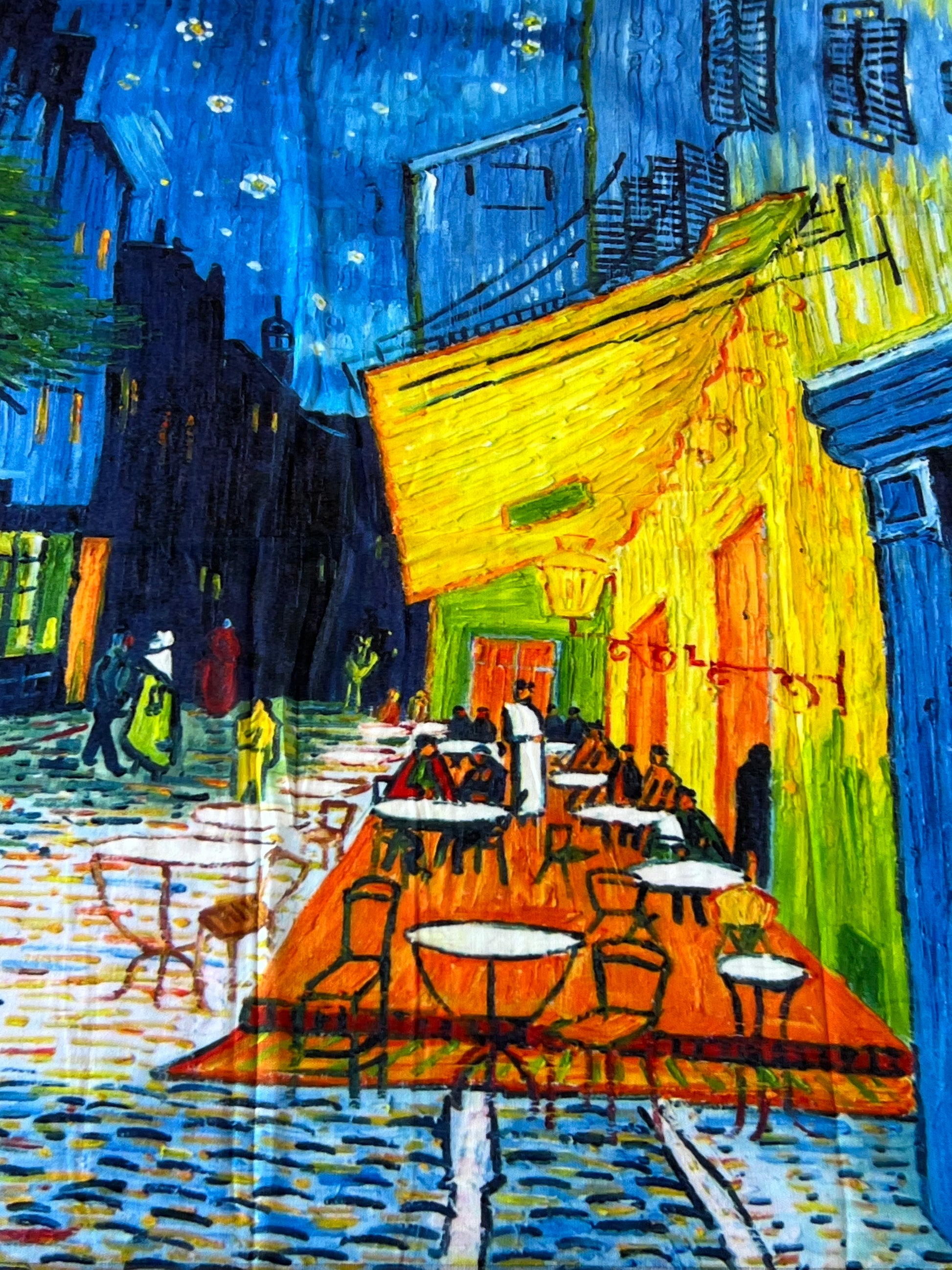 Hochwertiger Schal aus Viscose mit romantischem, italienischen Design.